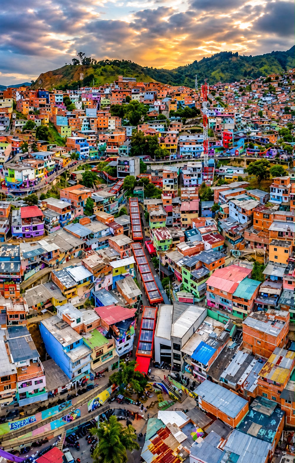 Comuna 13 en Medellin